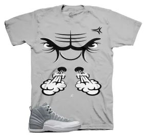 Retro 12 Stealth Raging Face Shirt