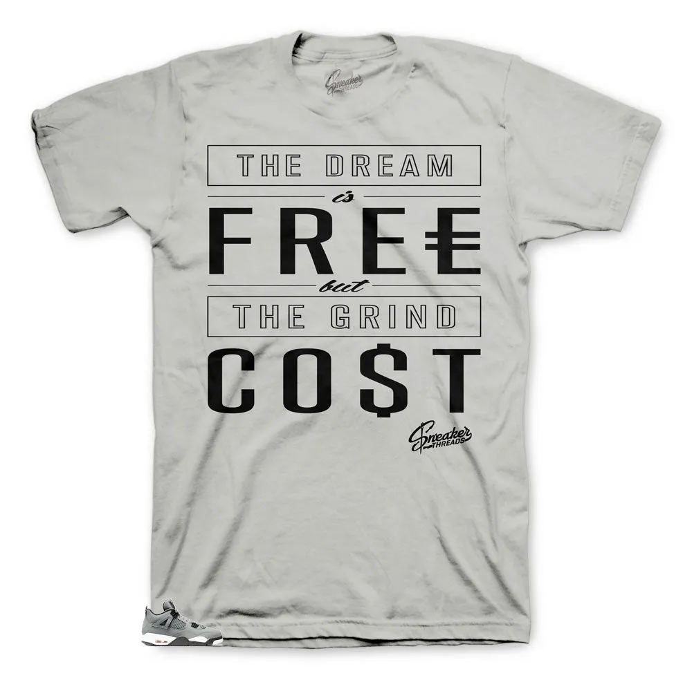 Retro 4 Cool Grey Cost Shirt