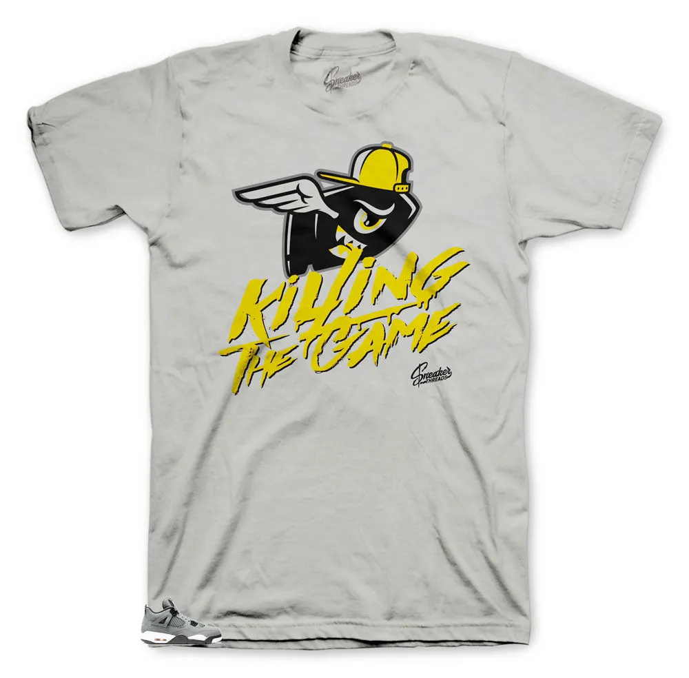 Retro 4 Cool Grey Killing the Game Shirt