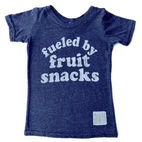 Retro Brand - Fueled by Fruit Snacks Tee in Heather Navy