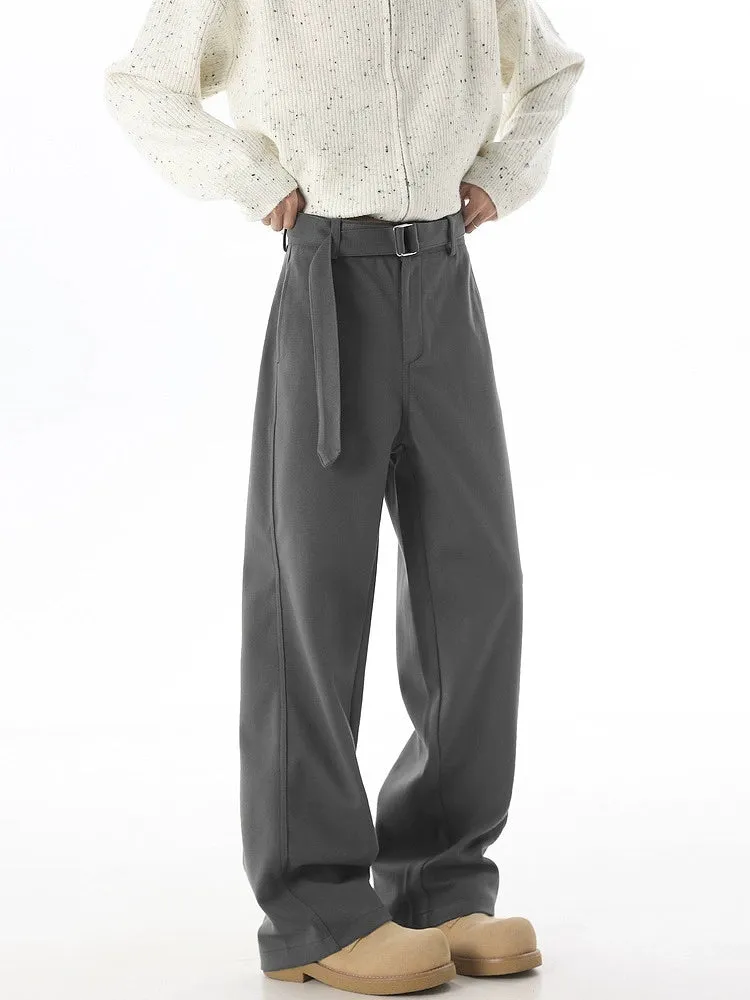 Retro Wool Heavyweight Loose Pants