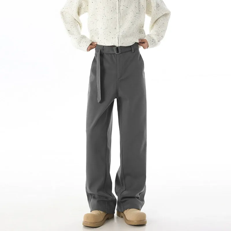 Retro Wool Heavyweight Loose Pants