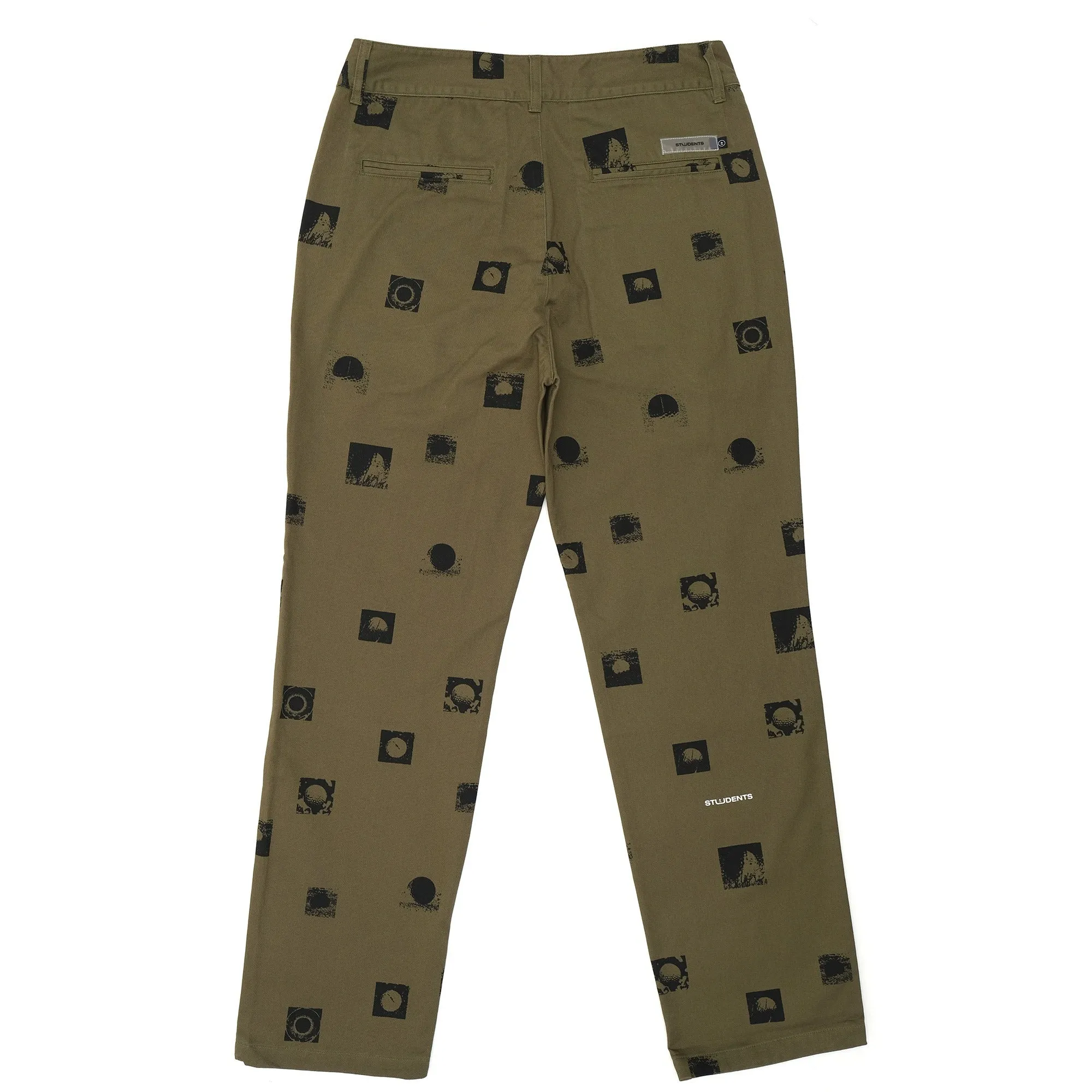 Students Golf Chester Twill Pants - OLIVE