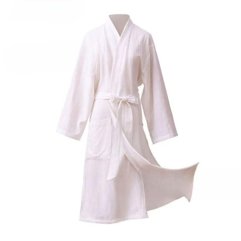 Unisex Linen Bathrobe