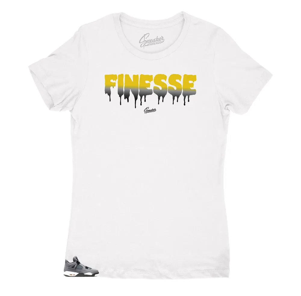 Womens - Retro 4 Cool Grey Finesse Shirt