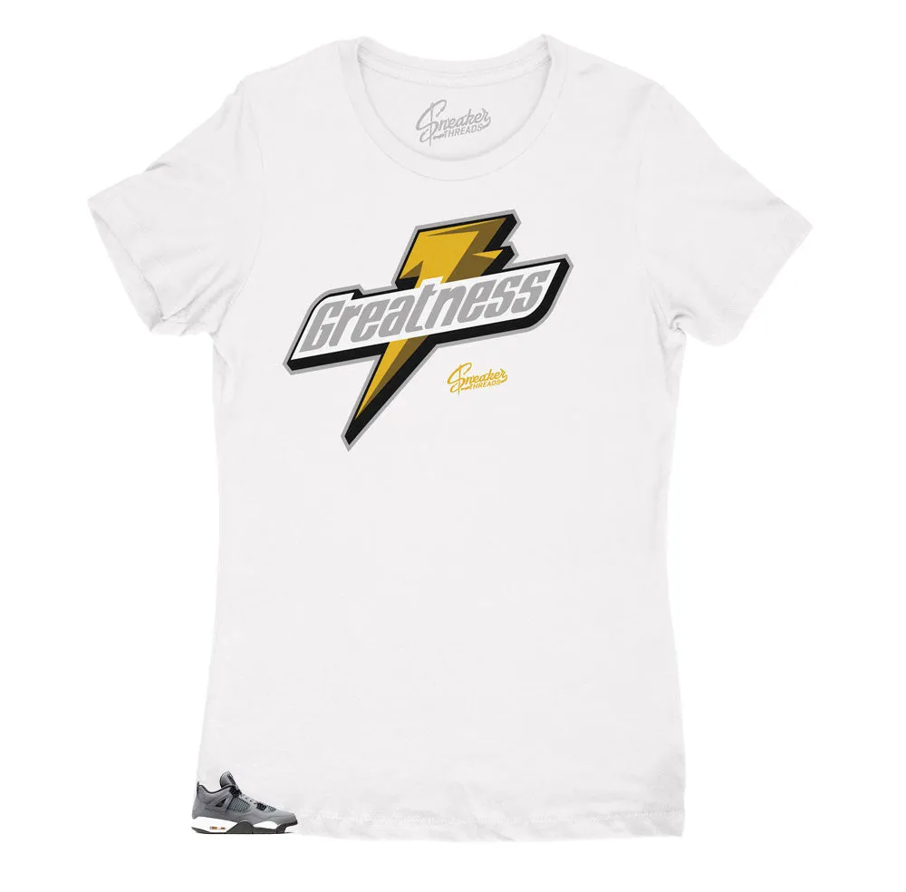 Womens - Retro 4 Cool Grey Greatness Shirt