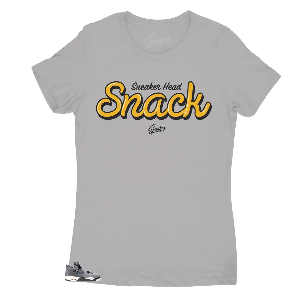 Womens - Retro 4 Cool Grey Snack Shirt