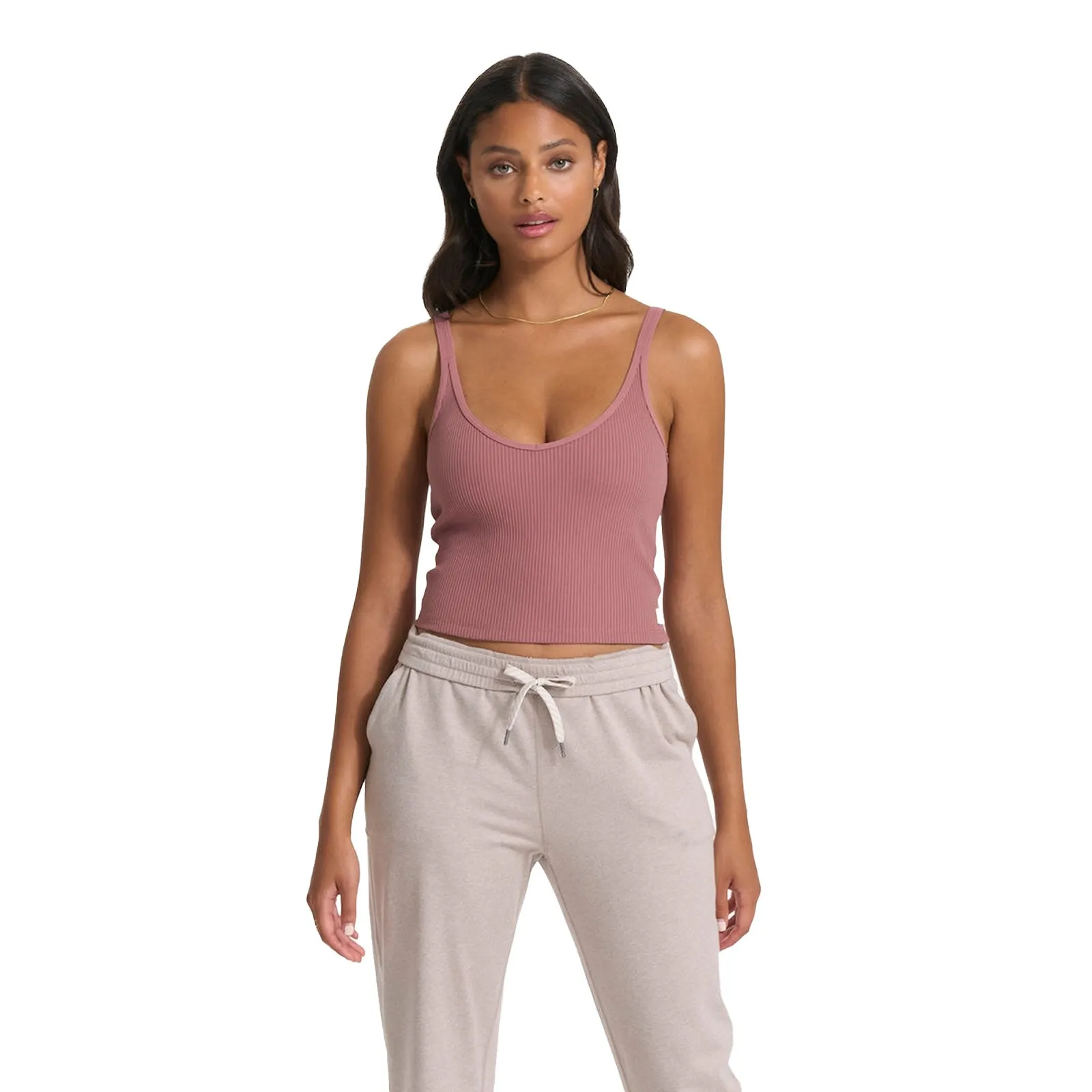 Women's Rib Crop Tank